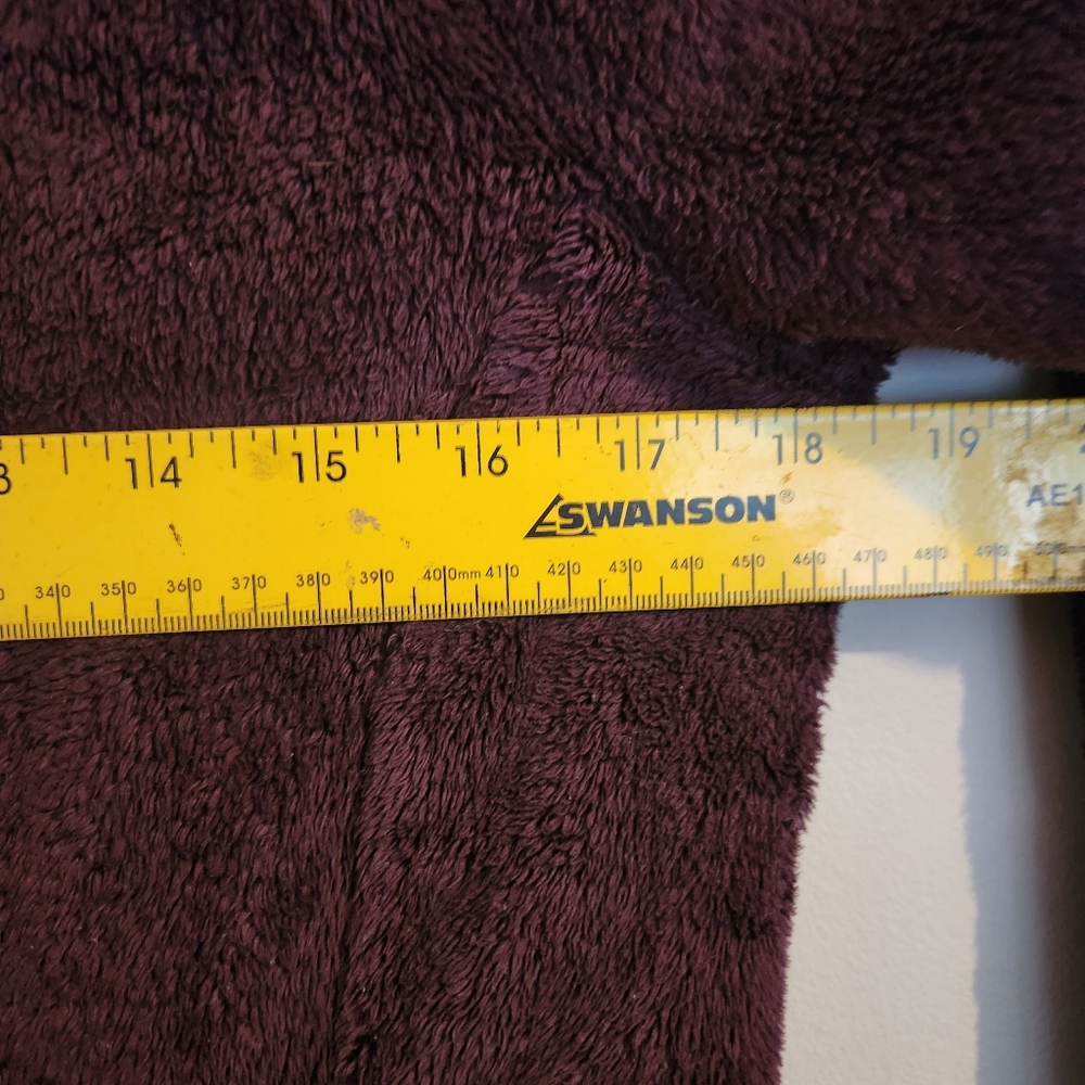 The North Face High Loft Fleece Quarter Zip Pullover Medium‎ Like New, Purple - Picture 6 of 6